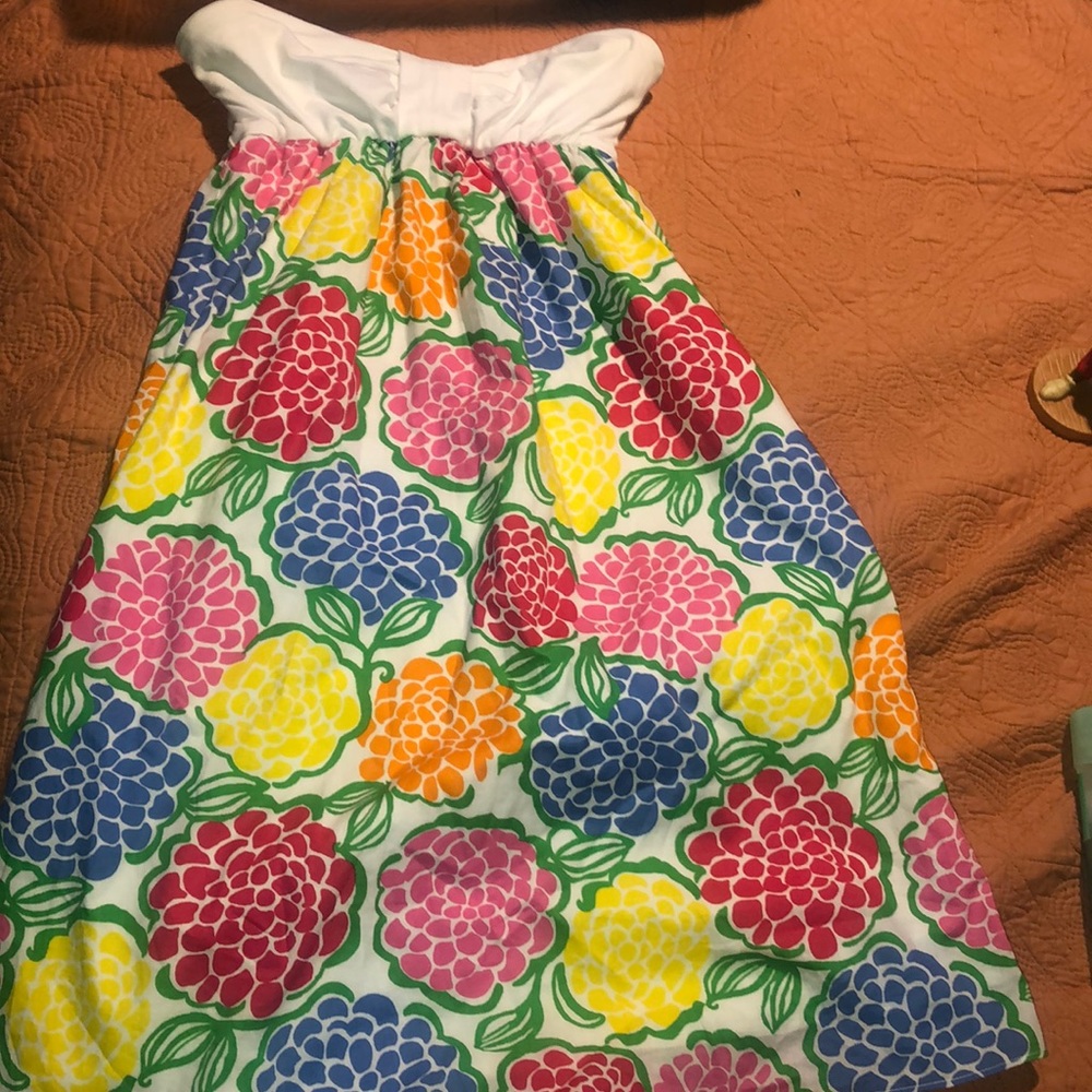 Lilly Pulitzer strapless dress